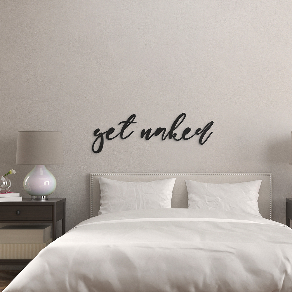 Get Naked Metalen Decoratie Letters