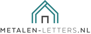 metalen letters logo